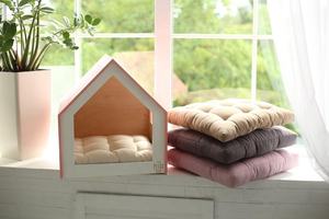 Fabrika toptan kedi ve köpek evleri <span class=keywords><strong>Pet</strong></span> açık ve kapalı köpek mobilya ev yatak ahşap köpek sandık ev - Product Image 2