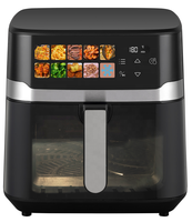 Friteuse à air électrique sans huile AF800ES 5L avec double panneau chauffant, cuisson rapide et nettoyage facile - Garantie 1 an
