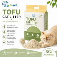 Litière pour chat en tofu de qualité supérieure, haute absorption, facile à ramasser, formule naturelle, fournisseur OEM