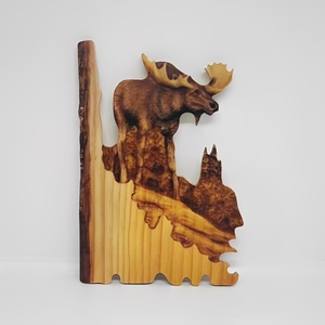 <span class=keywords><strong>Sculture</strong></span> <span class=keywords><strong>da</strong></span> <span class=keywords><strong>Parete</strong></span> in <span class=keywords><strong>Legno</strong></span> Artigianali di Animali Intagliate e Incise Decorazione Ecologica per la Casa Personalizzabile per Tutte le Festività - Product Image 6