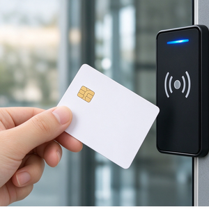 Carte IC RFID haute sécurité 13,56 MHz, carte intelligente étanche pour contrôle d'accès, paiement hôtelier - Product Image 5