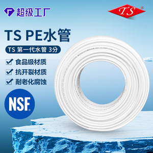 ท่อจ่ายน้ำ Ts Generation 3 Point Pe ขนาด 1/4 นิ้ว สีขาว สายยืดหยุ่นสำหรับอุปกรณ์เครื่องกรองน้ำ - Product Image 2
