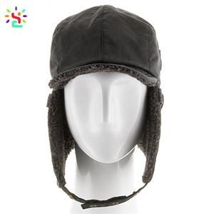أفضل طيار جندي طيار قبعة فو فو مع اللوحات الأذن Ushanka الصص الشتاء - Product Image 4