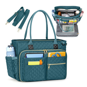 Nuova <span class=keywords><strong>Borsa</strong></span> Tote in Nylon Pronta per la Spedizione, <span class=keywords><strong>Borsa</strong></span> per Laptop da Infermiera con Tasche Isolanti, Custodia per Laptop da Insegnante con Chiusura a Cerniera - Product Image 6