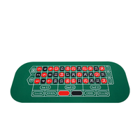 YH Usine Taille Personnalisée 1.5*60cm Américain Double 00 Disposition Roulette Nappe Pour Le Jeu