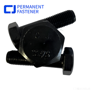 Parafusos Sextavados de Alta Resistência Classe 10.9 em Aço Liga com Acabamento Simples em Óxido Preto, Rosca UNC com Arruelas e Porcas GB/T1231-2024 - Product Image 5