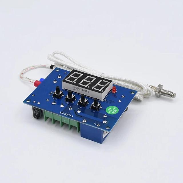 XH-W1315 220V high temperature digital thermostat K-type thermocouple temperature control board -30~999 degrees relay output
