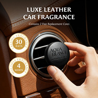 Diffuseur d'air frais pour voiture au musc noir, parfum de luxe en cuir pour voiture, déodorant décoratif pour voiture
