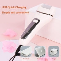 Machine de pédicure électrique JY, lime à pieds et ponceuse pour la peau - Rechargeable et branchable, garantie 1 an, élimine les peaux mortes
