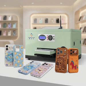 Impresora de Fundas para Teléfono Refinecolor de Dos Minutos, Tinta UV a Todo <span class=keywords><strong>Color</strong></span>, Diseño Personalizado, Impresora UV de Cama Plana, Impresora UV para Fundas de Teléfono - Product Image 1