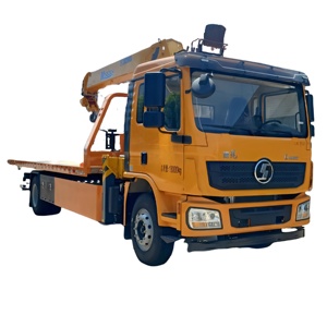 Camión de Remolque Shacman de 8 Toneladas para Reparación y Rescate en Carreteras, Camiones de Remolque de Servicio Pesado con Grúa Hidráulica en Venta - Product Image 1