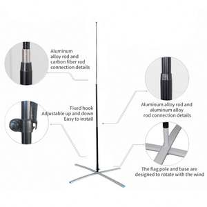 Banderas de Tela con Plumas Impresas Digitalmente Personalizadas, Banderas de Playa para Uso en Exteriores y Agricultura - Product Image 5