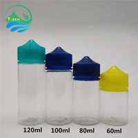 V3 flacons compte-gouttes pour animaux de compagnie 10ml 15ml 20ml 30ml 60ml bouchon coloré à l'épreuve des enfants presser l'huile essentielle flacon compte-gouttes de jus en plastique pour animaux de compagnie