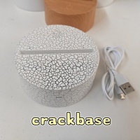 Pantalla LED de alta calidad Base de luz nocturna Base de soporte DIY Luz 3D acrílica