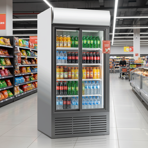 Refrigerador de Bebidas Comercial Klimasan S1000 HG, Descongelación Automática, Doble Puerta de Vidrio, 1035 L, Temperatura Única, CE - Product Image 3