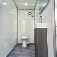 Luxe Mobile Portable Salle De Bains Toilettes Salle De Bains Douche Remorque Conteneur D'expédition Toilettes Remorque