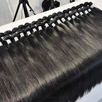 Lot de Cheveux Humains Bruts Non Traités Vietnamiens Lisses Comme des Baguettes, Cuticules Alignées, Cheveux Vierges, Fournisseur d'Extensions de Cheveux Indiens et Cambodgiens