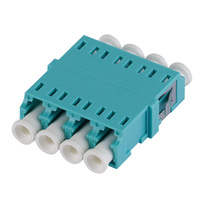 Adaptor Serat Optik Dual-Core Quad 1550nm Single Multi Mode Simplex LC UPC OM1 OM2 OM3 OM4 OM5