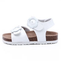 Hotsale Fashion Children Floral Sandals für Toddler Girls mit Flower Buckle und Arch Support Cork Sole Foot-bett