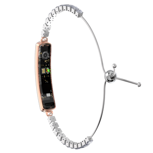 Moniteur de fréquence cardiaque et d'oxygène sanguin intelligent pour femmes avec suivi du sommeil - Design élégant - Product Image 2