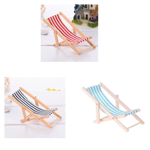 Chaises longues de plage pliantes en bois personnalisables avec logo imprimé en gros - Product Image 2