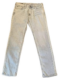 Denim acide de haute qualité pour hommes Design élégant de couleur foncée personnalisable mi-impression en vrac en gros lumière droite compétitive - Product Image 2
