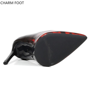 Eleganti <span class=keywords><strong>Scarpe</strong></span> da Donna 2020 <span class=keywords><strong>con</strong></span> Punta Chiusa, Stampa Leopardata e <span class=keywords><strong>Tacco</strong></span> a Spillo di Lusso - Product Image 5