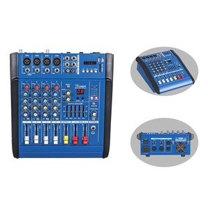 <span class=keywords><strong>Mini</strong></span> mezclador de amplificador de 250W con micrófono, USB mezclador de sonido, ecualizador 1EQ/16 efectos DSP/diente azul - Product Image 5