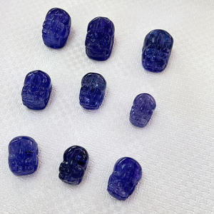 Оптовая продажа, кабины из натурального танзанита Pi Xiu в форме драгоценных камней и режущих рук, Гравировка «Diy» - Product Image 3