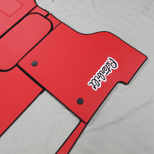 พรมปูพื้นภายในรถบรรทุกหนัง Nappa หรูหราออกแบบโลโก้ได้ตามต้องการเหมาะสำหรับ peterbilt 579 2008-2025 - Product Image 6