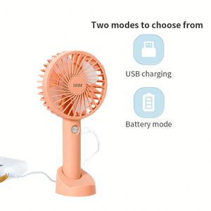 Wholesale <b>Mini</b> Table Fan Portable Chargeable Advertising <b>USB</b> Handheld Fan for Promotional Business - Product Image 5