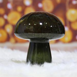 โคมไฟตั้งโต๊ะ LED รูปเห็ด ใช้แบตเตอรี่ โคมไฟข้างเตียงน่ารัก ทำจากแก้ว เหมาะสำหรับห้องนอน ห้องนั่งเล่น และห้องทำงาน - Product Image 4