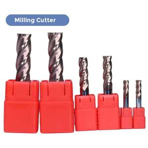 Fraise à queue HRC65 en carbure de tungstène à 4 dents, haute vitesse, revêtement AlTiN, OEM ODM personnalisé, fraisage, coupe, garantie 3 ans, chanfreinage - Product Image 2