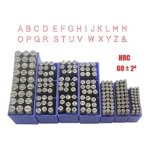 Kit de Sellos para Joyería de 3-10 mm, Código Numérico en Inglés, Cabezal de Acero sin Estampar, Molde de Caracteres de Acero con Puntos de Bajo Estrés - Product Image 1