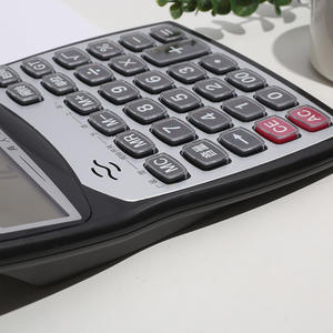 Calculatrice vocale professionnelle en gros, grande taille, en ABS noir, alimentée par piles, pour usage bureautique et financier, avec voix humaine réelle - Product Image 3