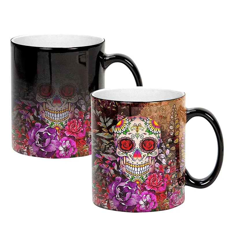 2024 Benutzer definierte Sublimation Chaowan Coole Spiele konsole Farbwechsel Porzellan Personal isierte Foto Keramik Kaffeetassen Tasse