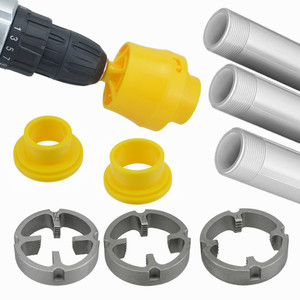 PVC Pipe Threading Tool 1/2 In To 1 In Drill Type With NPT Thread For Electric Drill - Product Image 1