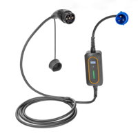 Chargeur de voiture électrique embarqué Portable 7Kw 32A niveau 2 Mobile Type2 petit chargeur EV pour voitures électriques