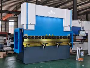 Machine de pliage de tôles métalliques fournie par l'usine, presse hydraulique automatique CNC WC67K 250T3200 avec système Delem 53Tx - Product Image 2