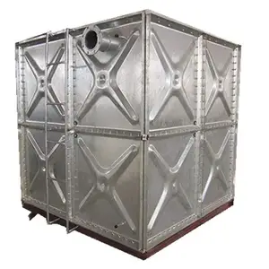 rectangular assembled hot dipped galvanized steel water storage tank