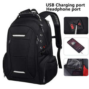 Sac à dos personnalisé pour homme avec port USB, grande capacité, imperméable, sac à dos de voyage en plein air, sac à dos pour ordinateur portable - Product Image 2