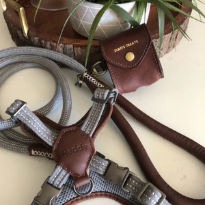 Sac de friandises en cuir PU pochette de friandises pour dressage de chiens porte-sac pour chiens sac de cadeaux pour animaux de compagnie meilleur distributeur de sachets de caca - Product Image 6