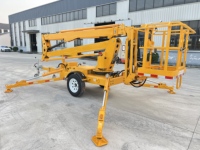 Plateforme de travail aérienne articulée remorquable MDT G-104 12m 14m 16m 18m, nacelle élévatrice à bras pliant hydraulique Diesel/Électrique
