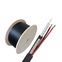 Câble coaxial RG59 avec alimentation, produit en promotion, nouveau design, câble coaxial de haute qualité