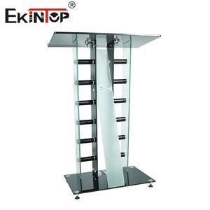 Ekintop Modern kilise minber podyum tasarım konferans okulu sınıf mobilyası cam podyum minber - Product Image 4