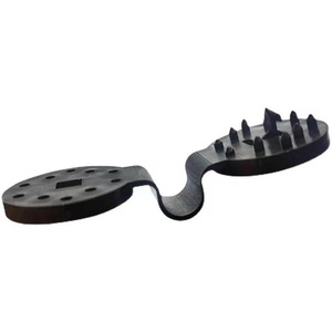 Shade Net Fixing Clips Black Rectangle UV Stabilized Rope Clips For Outdoor Sun Protection Net Drying Clips - Product Image 2