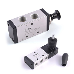 วาล์วควบคุมลมแบบแมนนวล YIBO รุ่น 4R310-10 ขนาด 1/4 นิ้ว สำหรับระบบลม - Product Image 1