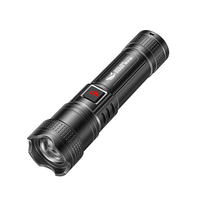 Lampe torche LED rechargeable super lumineuse, haute puissance, zoomable, portable, pour le camping, la randonnée, les situations d'urgence et le travail