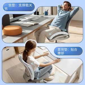 Dual Purpose Lumbar Support Cushion 3D TPU Anti Bedsore Breathable Pressure Relieving Home Office Chair Cushion Silver Gray - Product Image 3
