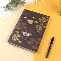 Reliure métallique A5 à couverture rigide personnalisée pour carnet de notes